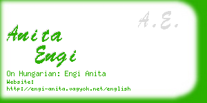 anita engi business card